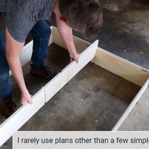 42% of you just wing it. Building a new pantry storage cabinet.