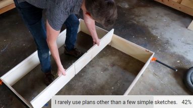 42% of you just wing it. Building a new pantry storage cabinet.