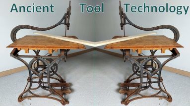 Ancient tool technology. Pedal powered scroll saw