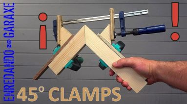 🔥 Best corner clamps jig for miter joints. Amazing woodworking techniques