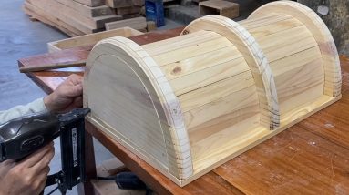 Amazing Idea Of Reusable Woodworking Projects - Build A Modern Secret Chest From Wooden Pallets