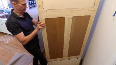 Entryway cabinet. Completing and installing the hall tree.