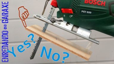 A 🔥 Jigsaw zero clearance insert. Woodworking tricks and ideas