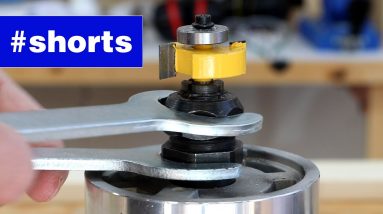 How to use an adjustable rabbet bit. #shorts