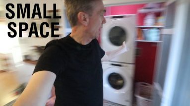 Making a tall skinny cabinet for this narrow space.