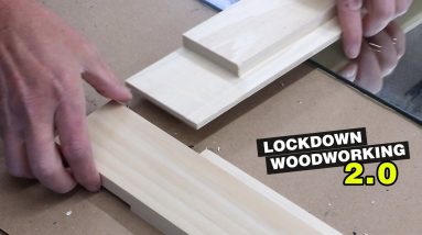 Half-lap joints: A new plan for the dressing mirror. And then another new plan, I think.