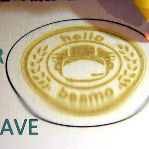 Cutting and engraving with laser Beamo + Unboxing and showing laser parts