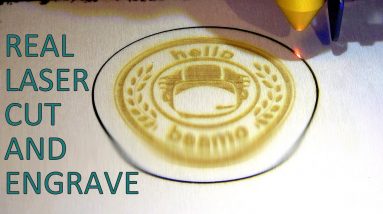 Cutting and engraving with laser Beamo + Unboxing and showing laser parts