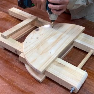 Amazing Woodworking Project Wood From Broken Wood Panels - How To Build A Compact Smart Picnic Chair