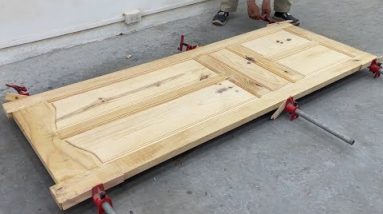 Techniques Make Sliding Door For Bedroom With Wood - How To Build And Install Wood Door Step By Step