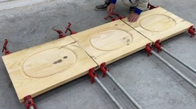 Amazing Design Ideas Technique Woodworking Extremely Peak Skills - Build A Modern Front Door Wooden