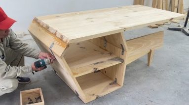 How To Build A Modern Working Table Easy This Way - Skill Modern Woodworking