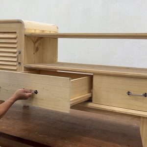 Amazing Woodworking Techniques And Skills Of Carpenter - Beautiful Modern TV Shelf Design Ideas