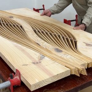 Amazing Woodworking Art - Build A Table With Artistic Curves