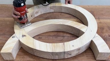 Amazing Curved Ingenious Woodworking Workers At Another Level - Unique Curved Wooden Furniture