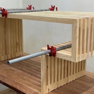 Amazing Technique Woodworking Hand Craft Skills Fastest Easy - Build A Unique Design Modern Table