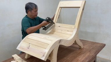 Amazing Master Carpenter Woodworking Project - Idea Build A Simple Chair Anyone Can Do With This Way