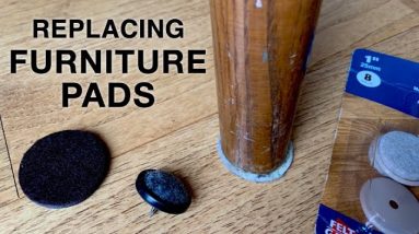 How to Protect Floors with Felt Pads, Glides, and Grippers, a Home Improvement Woodworking Tip Video