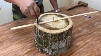 Carpenter's Design Skills Are On Another Level - Talented Sculpting Master On Wood Lathe