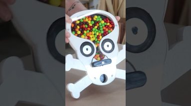 Halloween candy dispenser  #woodworking