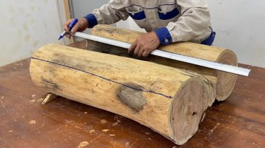Amazing Traditional Woodworking Techniques Of Asian Carpenters - Build A Sturdy Table From Old Wood