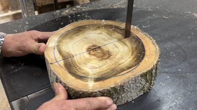 Woodworking Project Cheap From Scrap Wood Will Surprise - Brilliant Decorative Work From Wood Chips
