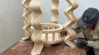 Superlative Woodworking Skills Of Carpenter Have Hands Ingenious - Idea Building A Unexpected Table