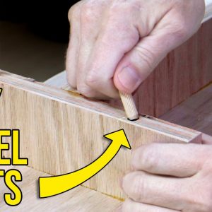 This contemporary bookcase is made from a single sheet of plywood