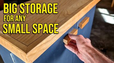 This kitchen pantry is perfect storage solution for any small space