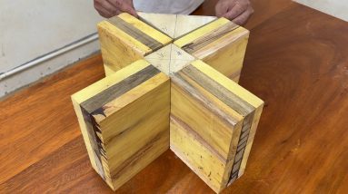 Amazing Woodworking Incredible Carpenter Skills - Result Created On Lathe Will Satisfy You #1