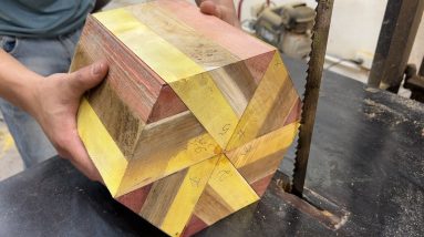 Amazing Woodworking Incredible Carpenter Skills - Result Created On Lathe Will Satisfy You #3