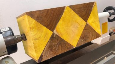 Amazing Woodturning Technique Handicraft Fastest Easy - Extremely Creative Working Skills On lathe