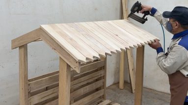 Amazing Woodworking From Old Pallet For Garden Most Worth Watching - Build A Outdoor Covered Chair