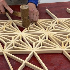 Amazing Skillful Woodworking Art - Build A Table With Japanese Style