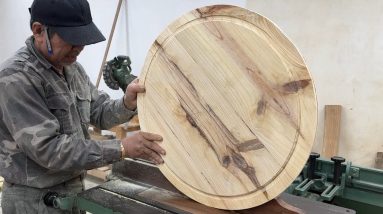 Amazing Curved Woodworking Art Extremely Worth Watching - Build A Wooden Doors With Soft Curves