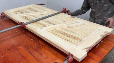 How To Build And Assemble A Wooden Door For Attic Room - Techniques Woodworking Ingenious