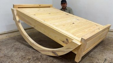 The Genius Idea 63-Year-Old Carpenter Who Invented A Rocking Bed Shocked The World - Diy Woodworking