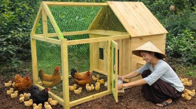 Design Ideas Wooden Furniture For Garden - Build A Safe Shelter For The Mother Hen And Her Chicks