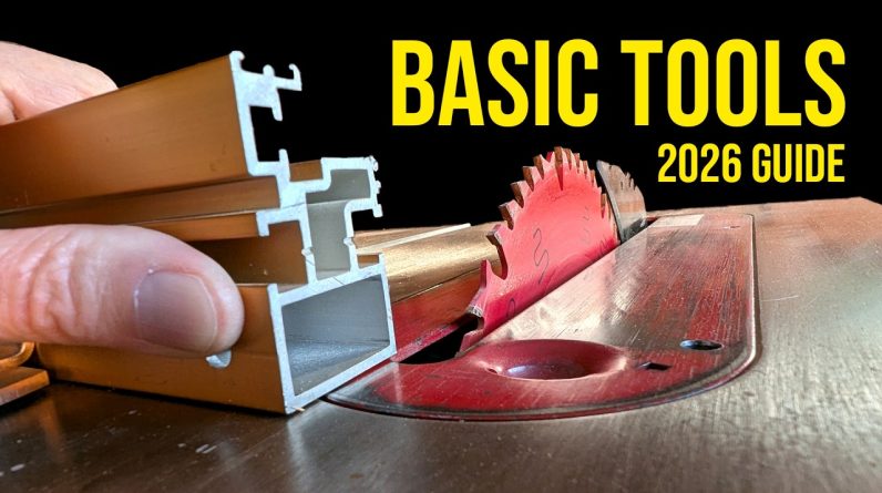 2026 GUIDE to the TOOLS and SUPPLIES you need to start a woodworking hobby