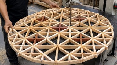#10 Amazing Genius Or Crazy Ideas - Old Carpenters In Woodworking Has Astonished Critics Worldwide.