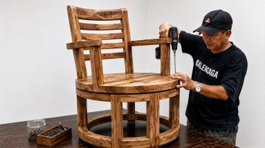 #23 Amazing Genius Or Crazy Ideas - Old Carpenters In Woodworking Has Astonished Critics Worldwide.