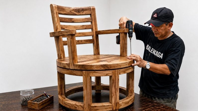 #23 Amazing Genius Or Crazy Ideas - Old Carpenters In Woodworking Has Astonished Critics Worldwide.