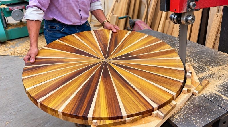 Transforming An Ordinary Piece Of Wood Into Beautiful And Unique Table - Adventures Of A Wood Scrap