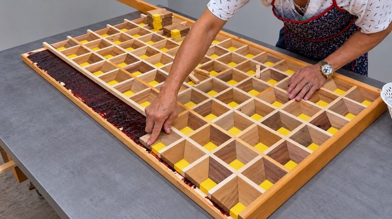 Satisfying Woodworking - Building A 3D Effect Coffee Table Has Never Been So Easy