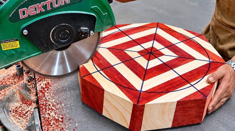 Assembling And Cutting A Simple Safe Bowl Using Saw - Most Carpenters Don't Know This Method