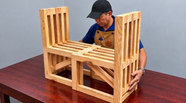 The Carpenter With Over 40 Years Of Experience Created A Cheap Masterpiece - skillful woodworking
